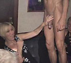 drunk mature woman wanking male stripper