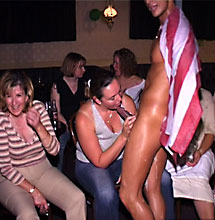 real women sucking male strippers