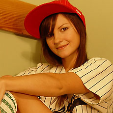 sweet canadian teen in baseball cap josie ann miller